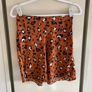 Leopard skirt